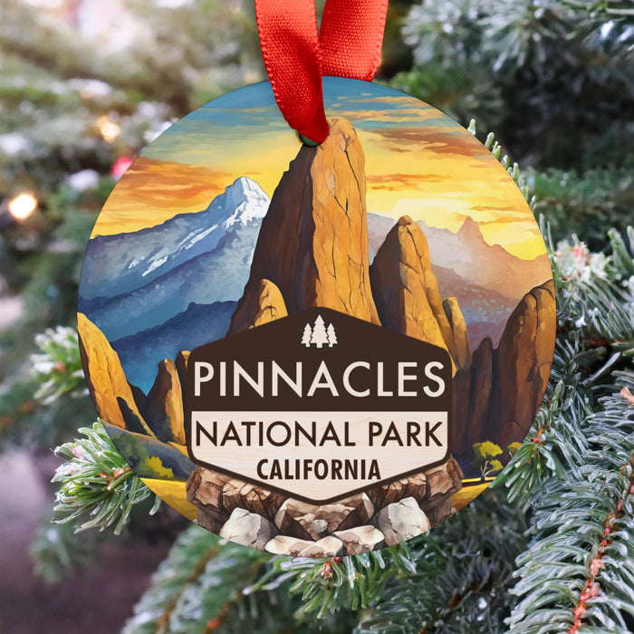 Pinnacles Christmas Ornament with Ribbon