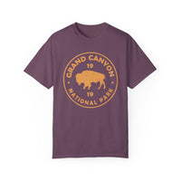 Grand Canyon National Park T-shirt with a bison graphic design featuring the iconic animal and park name.