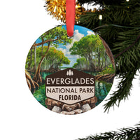 Everglades Christmas Ornament with Ribbon