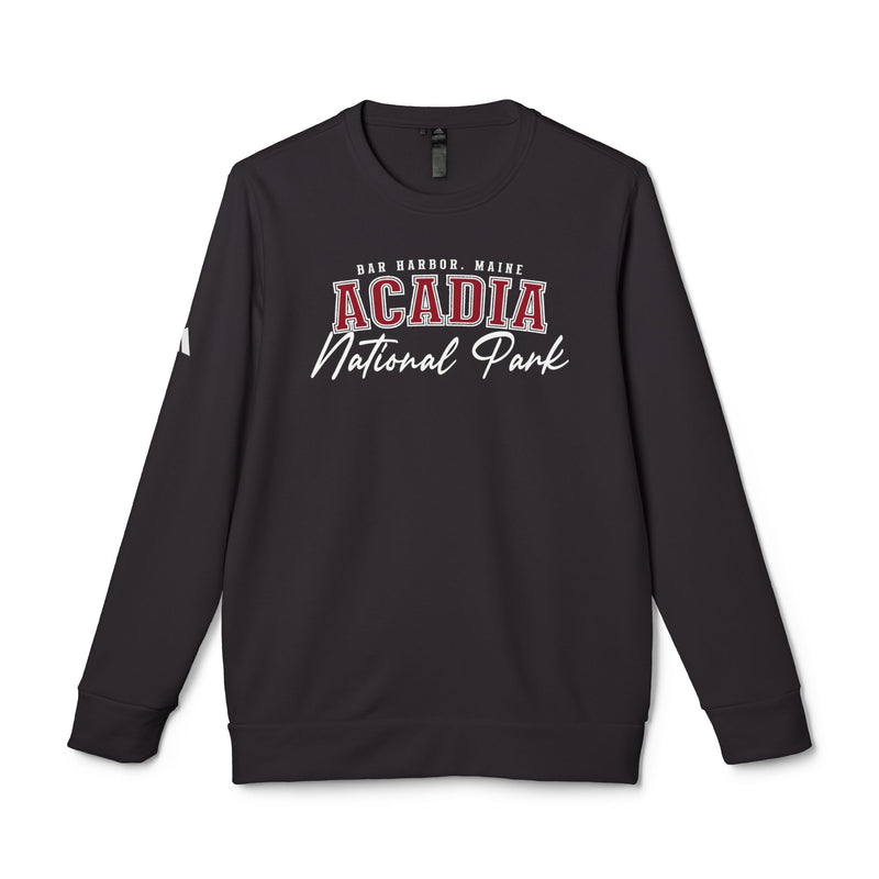 Acadia National Park adidas Unisex Fleece Crewneck Sweatshirt