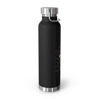 Image of a stainless steel water bottle featuring a scenic design from Zion National Park in Utah.