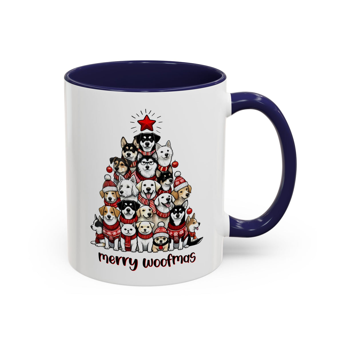 Merry Woofmas Dog Lover Christmas Mug