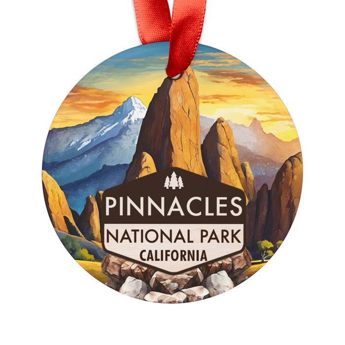 Pinnacles Christmas Ornament with Ribbon