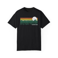 T-shirt featuring a moonlit forest scene with the text "Great Smoky Mountains National Park."