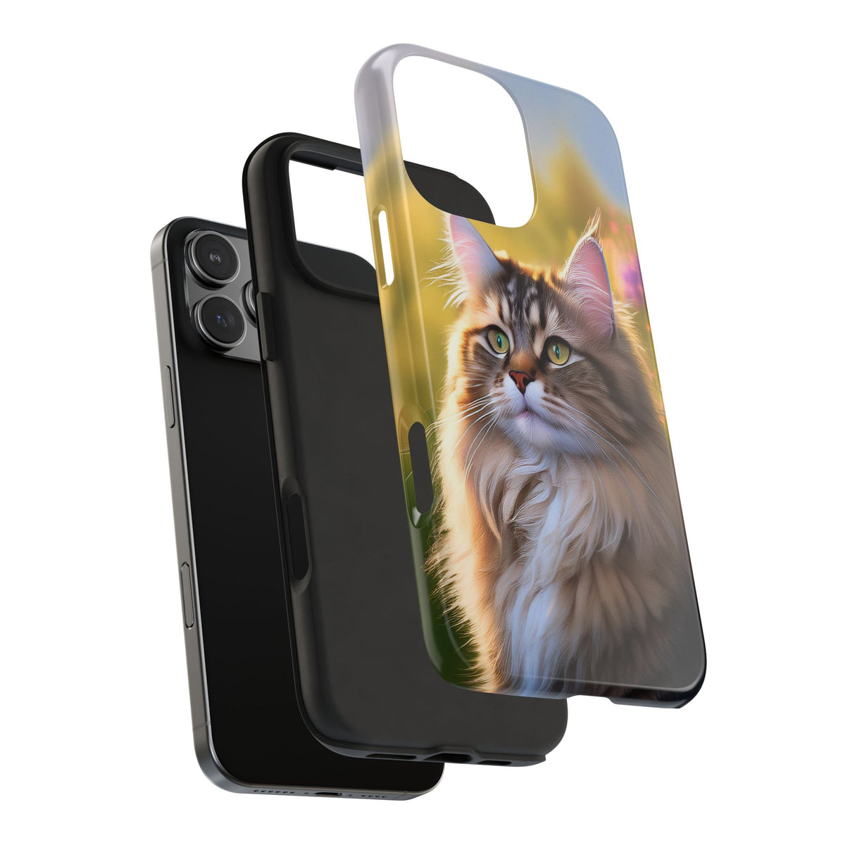 Siberian Cat Phone Case, Perfect for Holiday Pet Gifting with Free Shipping