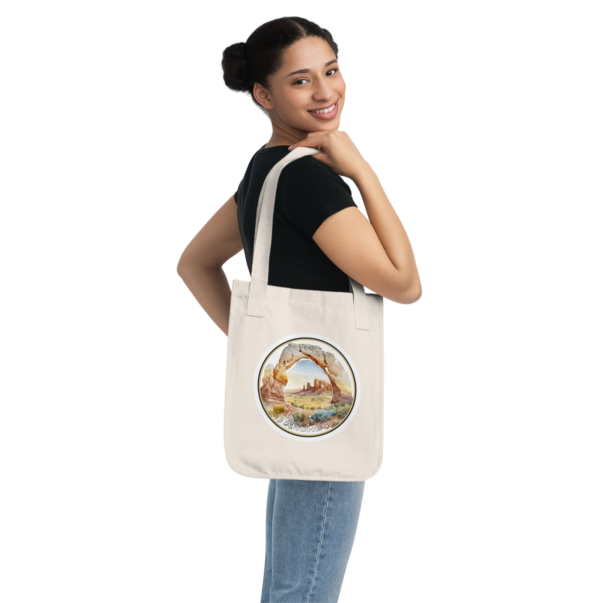 Arches National Park Organic Canvas Tote Bag