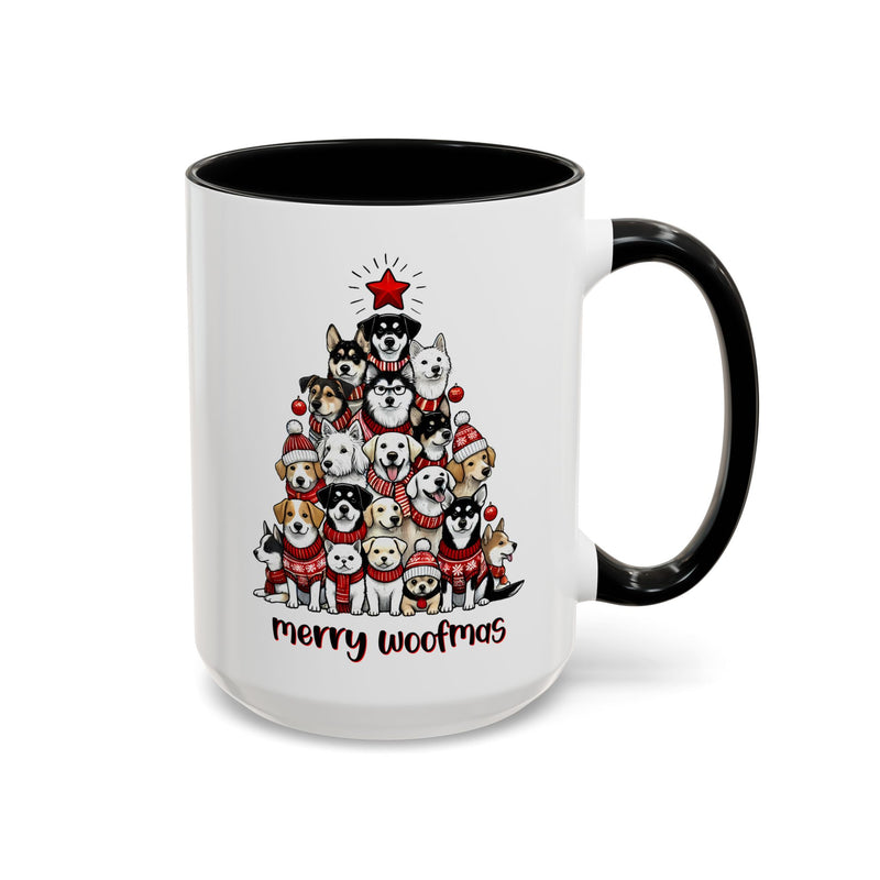 Merry Woofmas Dog Lover Christmas Mug