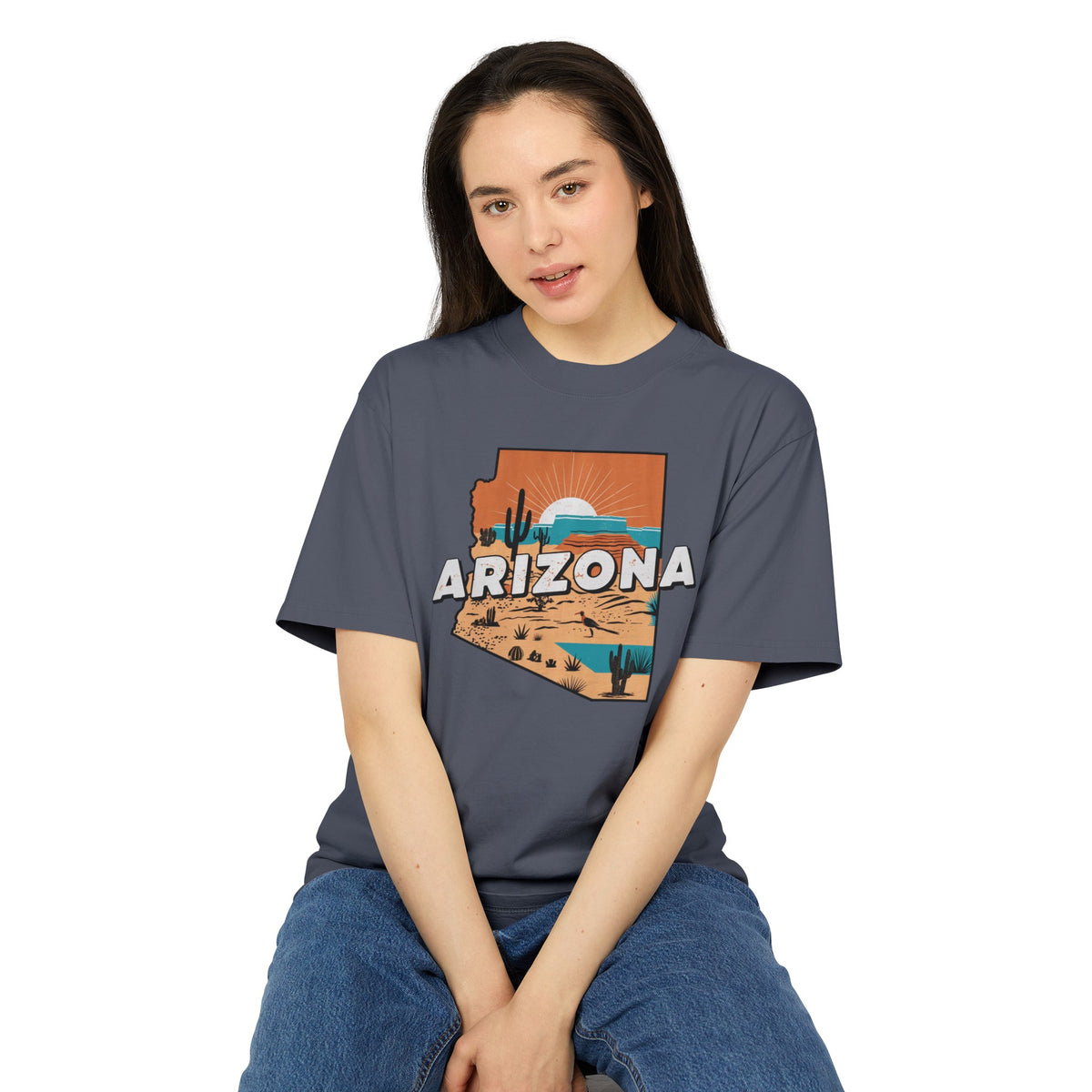 Arizona Retro Unisex Heavy Faded Tee