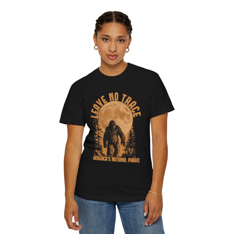 Bigfoot Leave No Trace National Parks Souvenir Shirt