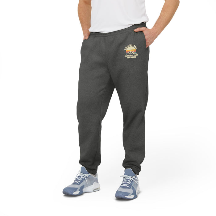 Yellowstone National Park adidas Unisex Fleece Joggers