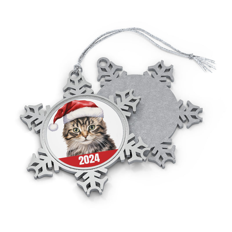 2024 Tabby Cat Christmas Ornament with Free Shipping