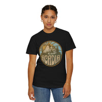 Acadia National Park Souvenir Tee with Mountain Scene