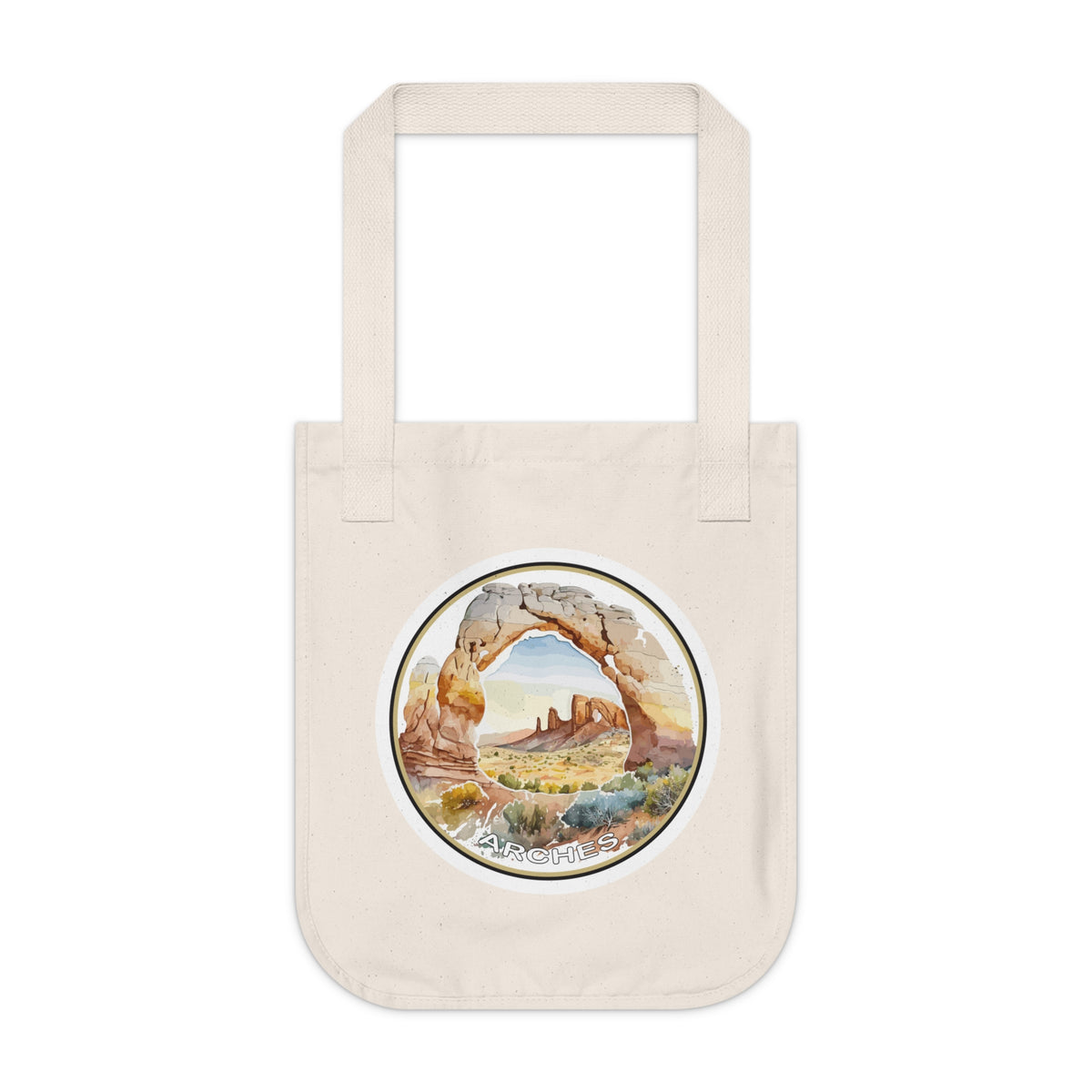 Arches National Park Organic Canvas Tote Bag