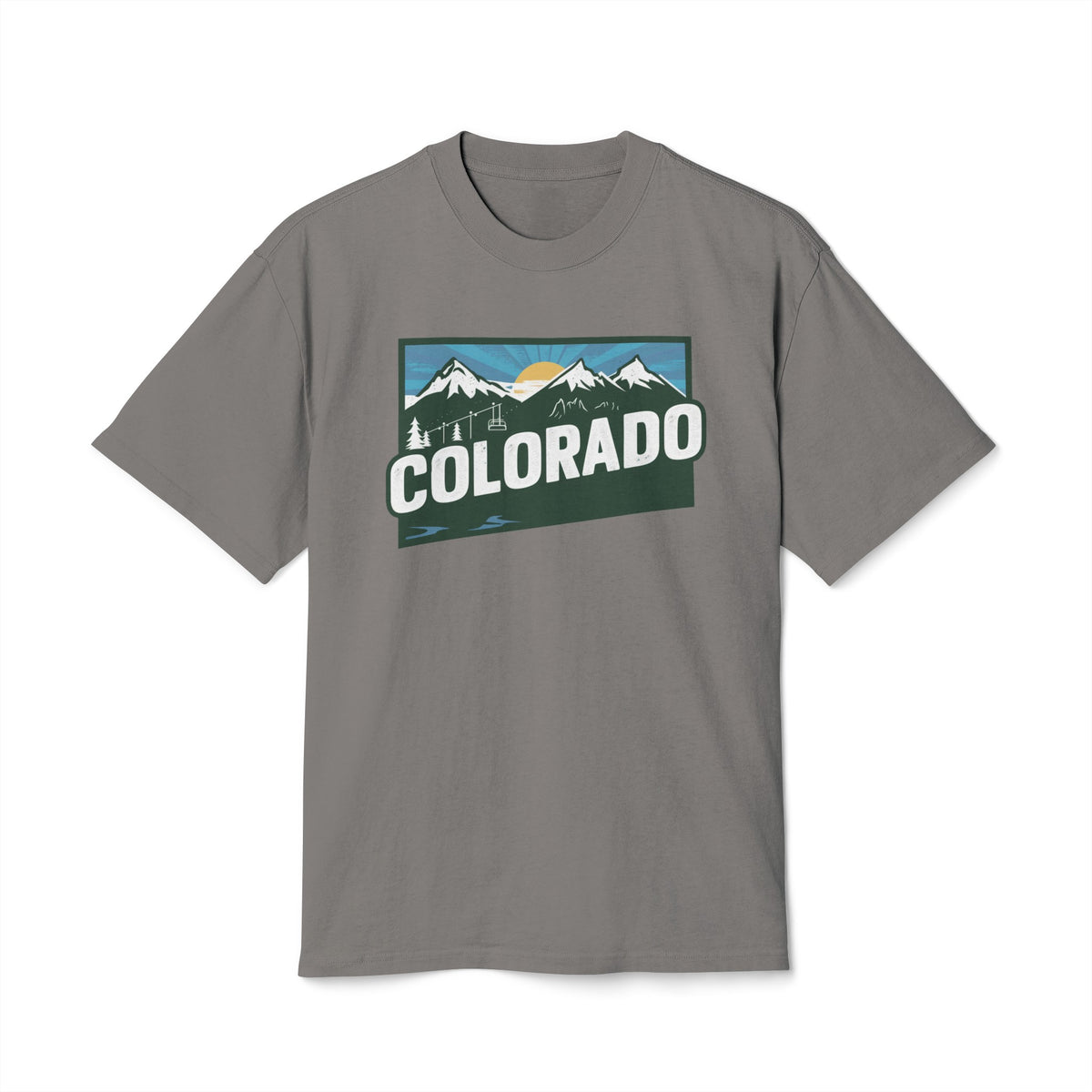 Colorado Retro State Unisex Heavy Faded Tee