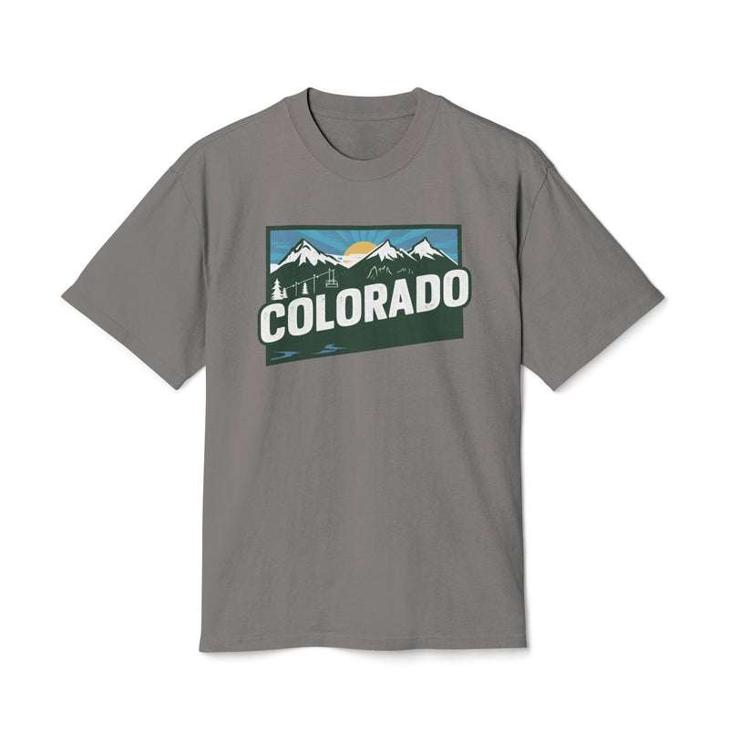 Colorado Retro State Unisex Heavy Faded Tee