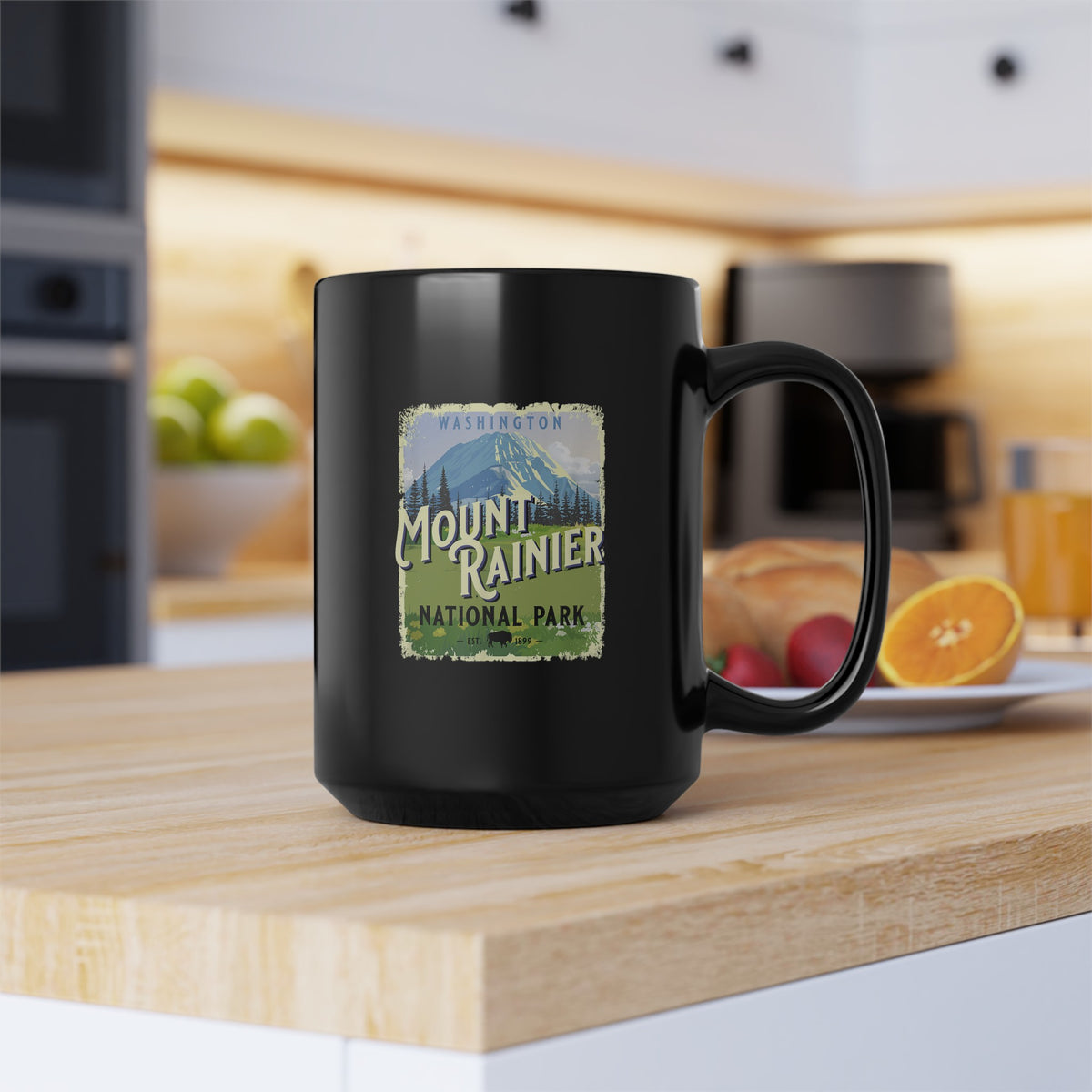 Mount Rainier Vintage Mug Souvenir