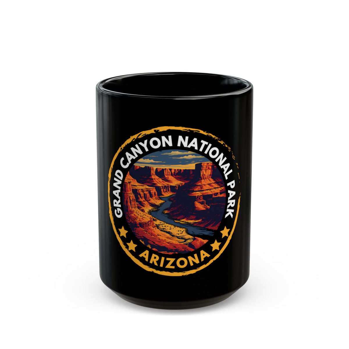 Grand Canyon National Park souvenir mug with scenic canyon and Arizona design