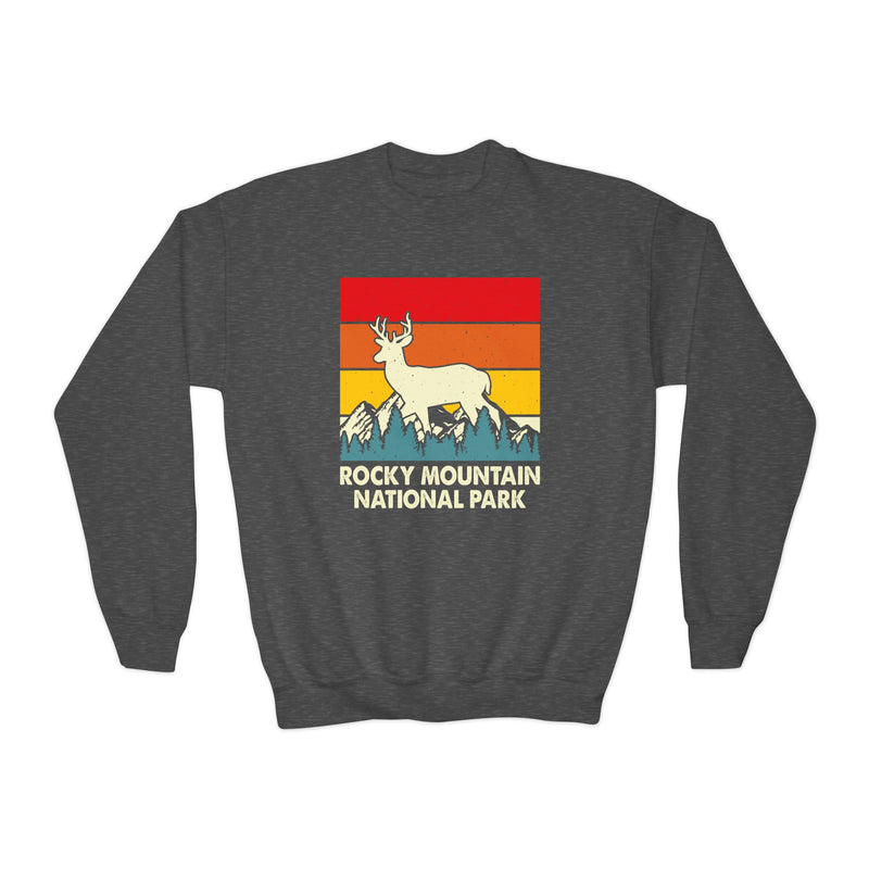 Rocky Mountain National Park Kids' Unisex Crewneck Sweatshirt