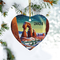 Arches National Park Ceramic Ornaments, 2-Side Print