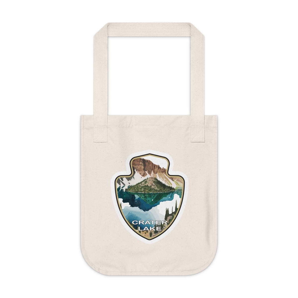 Crater Lake National Park Organic Canvas Tote Bag