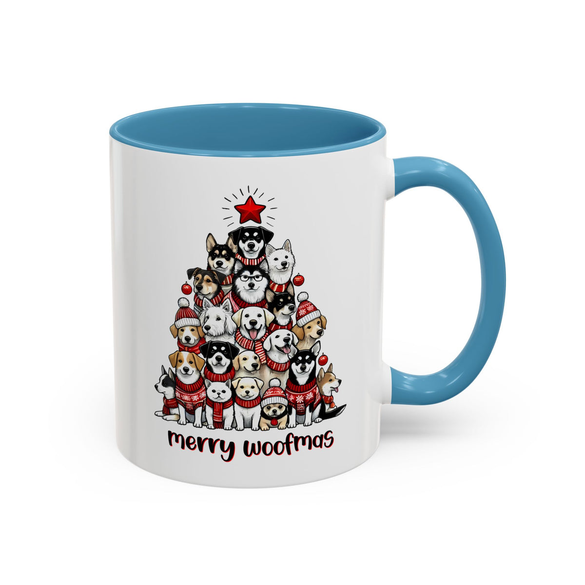 Merry Woofmas Dog Lover Christmas Mug