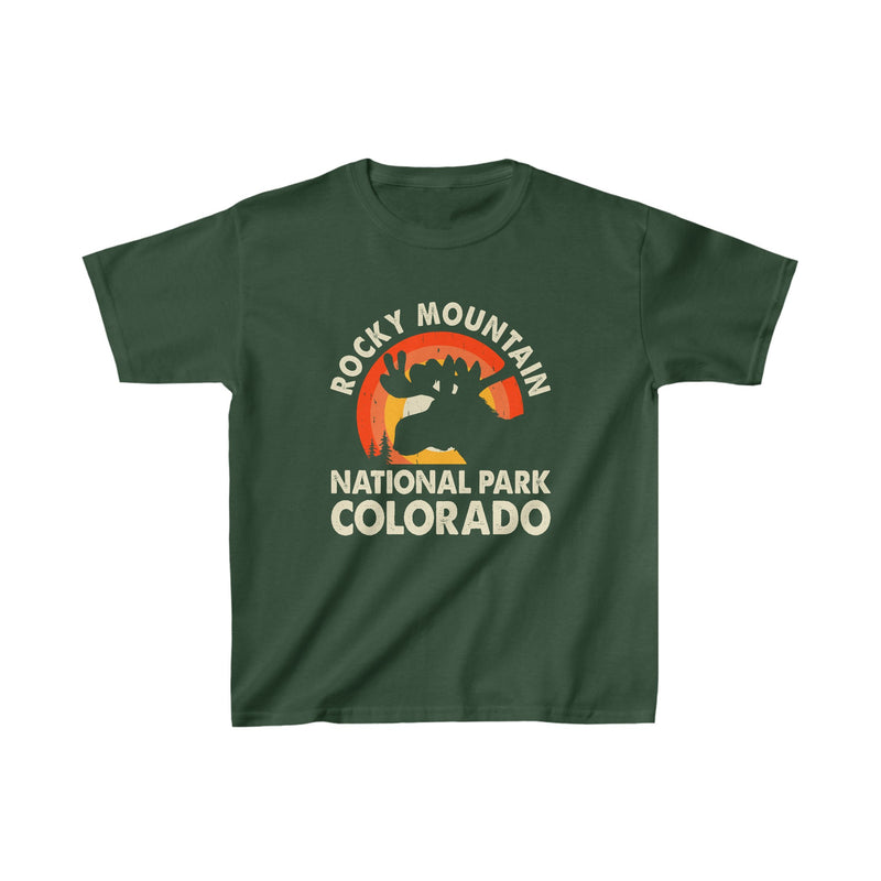 This kids' unisex t-shirt is more than just a piece of clothing; it's a keepsake that captures the spirit of Rocky Mountain National Park