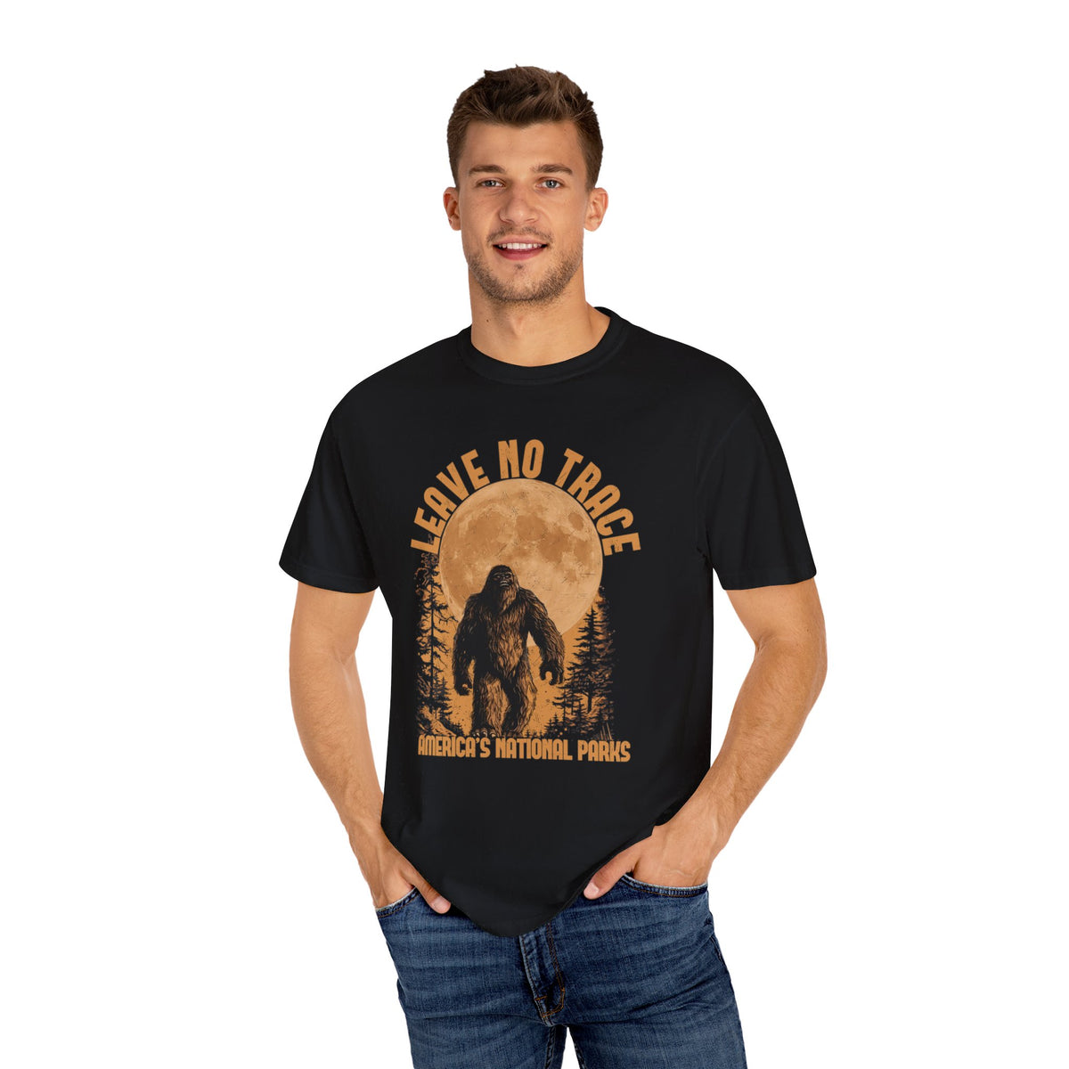 Bigfoot Leave No Trace National Parks Souvenir Shirt