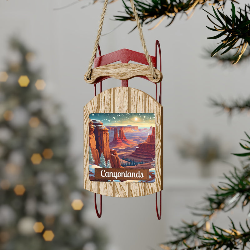 Canyonlands National Park Sled Ornament