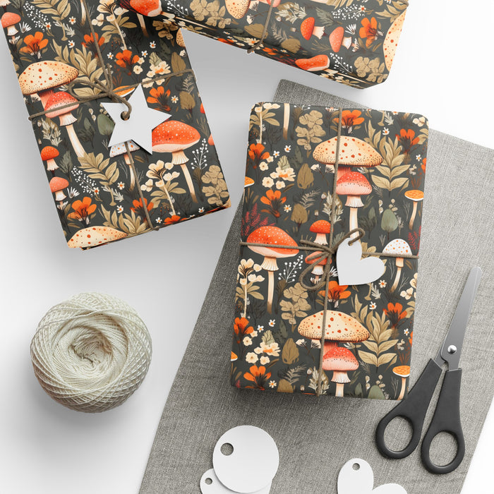 Mushroom Pattern Wrapping Papers