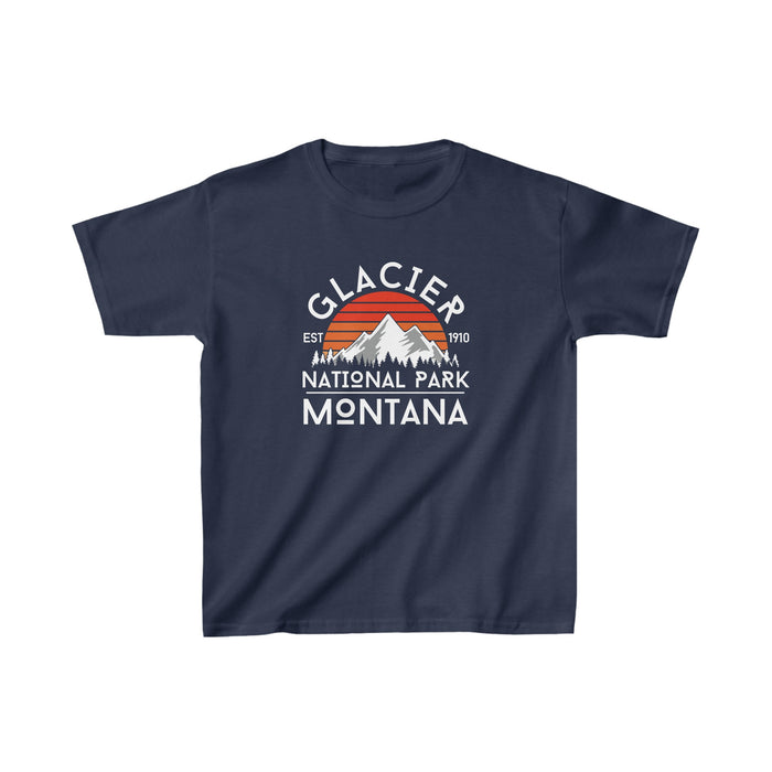 kids glacier national park souvenir t-shirt