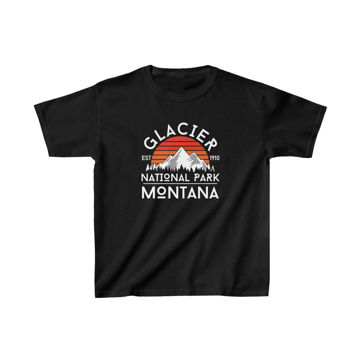 Kids Glacier National Park Heavy Cotton™ Tee