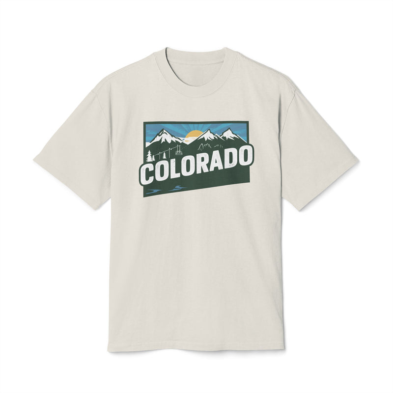 Colorado Retro State Unisex Heavy Faded Tee