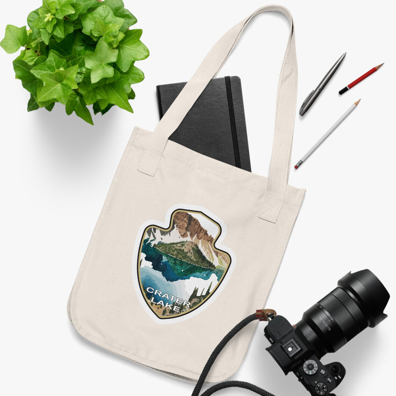 Crater Lake National Park Organic Canvas Tote Bag