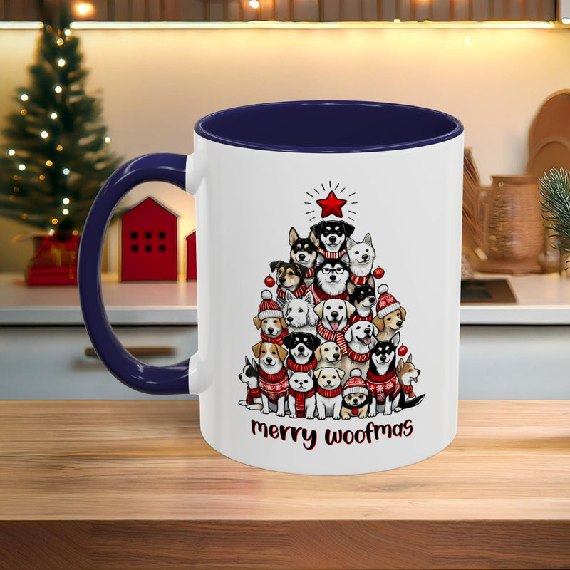 Merry Woofmas Dog Lover Christmas Mug