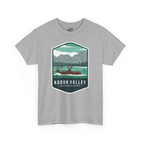 Kobuk Valley National Park T-Shirt with Caribou and Mountain Landscape Illustration