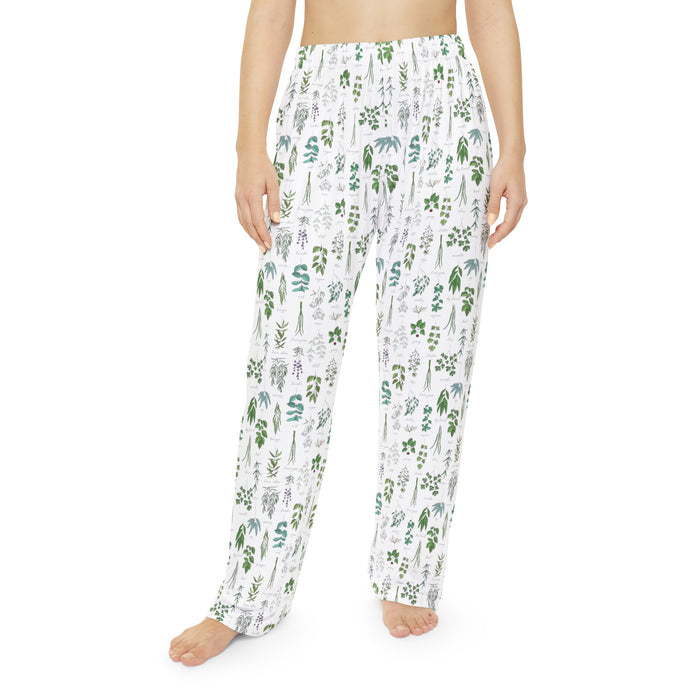 Herbs Pattern Women's Pajama Pants