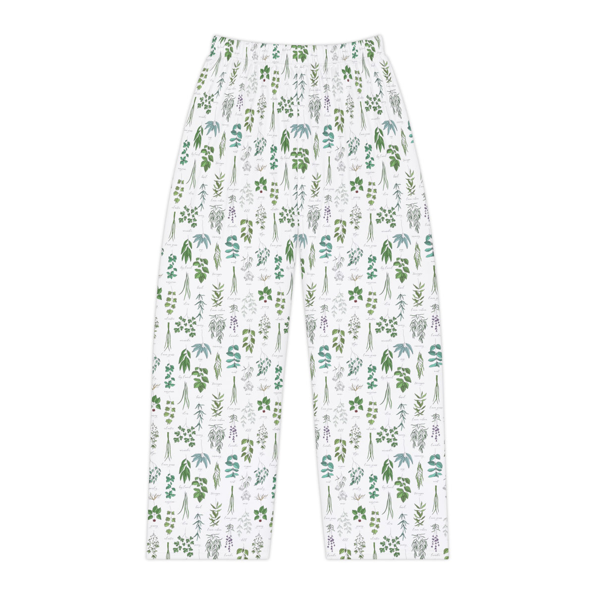 Herbs Pattern Women's Pajama Pants