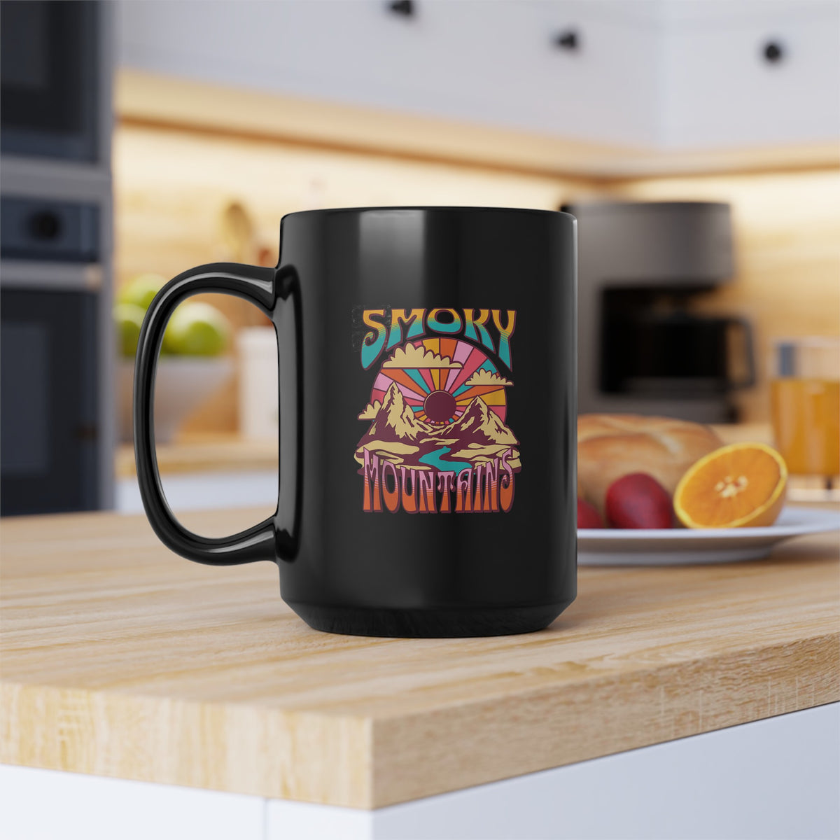 Great Smoky Mountains Retro Mug Souvenir