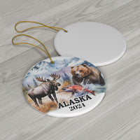 2024 Alaska Ceramic Ornament