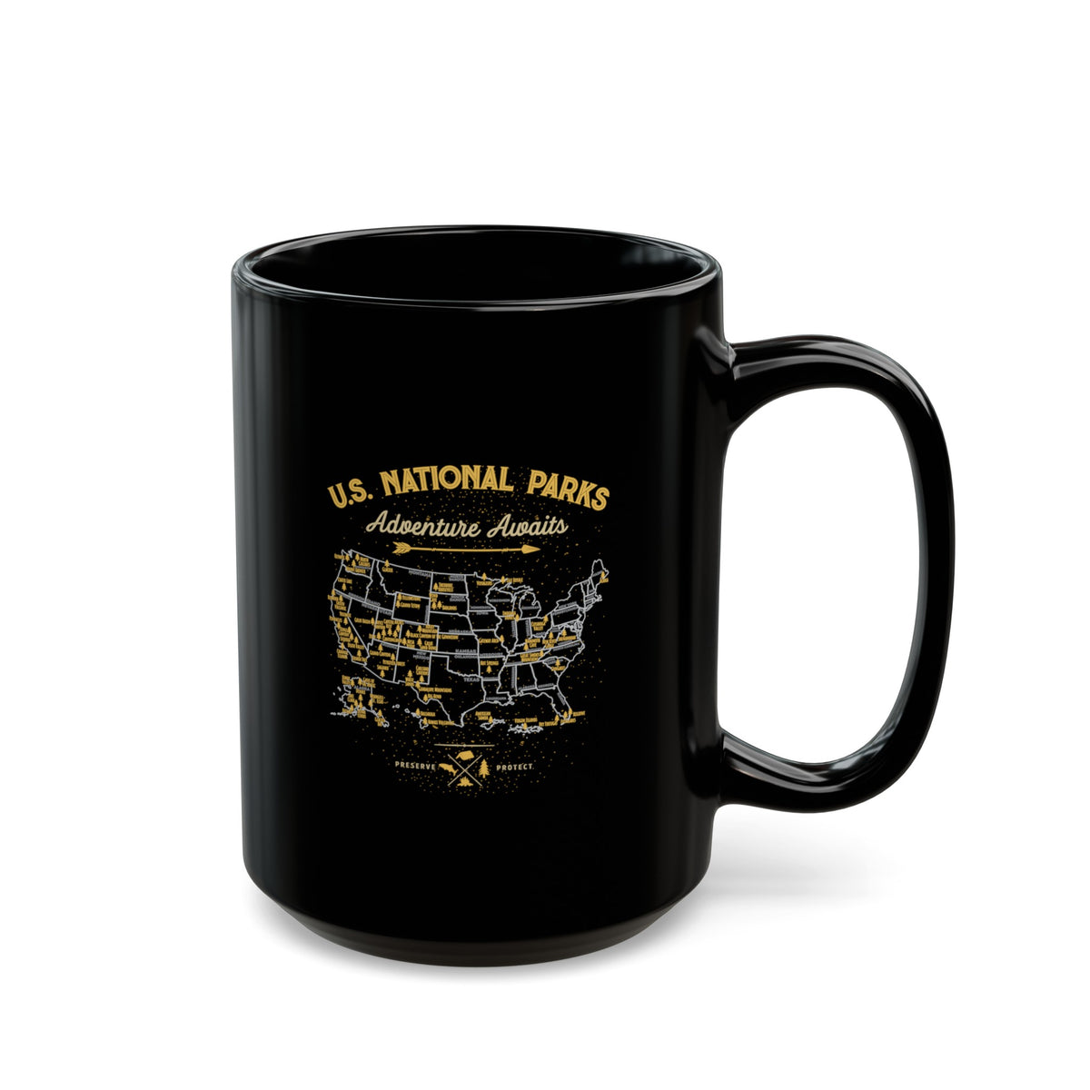 U.S. National Parks Souvenir Ceramic Mug