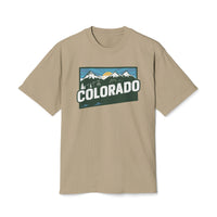 Colorado Retro State Unisex Heavy Faded Tee