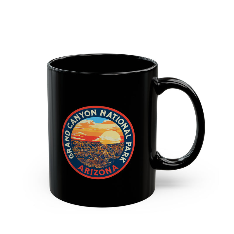 Grand Canyon Arizona Souvenir Mug with Sunset Art