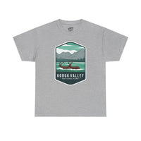 Kobuk Valley National Park T-Shirt with Caribou and Mountain Landscape Illustration