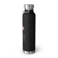 Image of a stainless steel water bottle featuring a scenic design from Zion National Park in Utah.