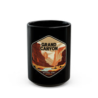 Grand Canyon National Park souvenir mug with desert and canyon design