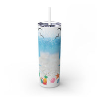 Girl's Trip Skinny Tumbler with Straw, 20oz