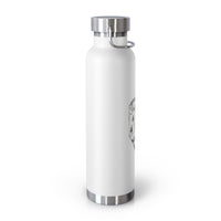 Image of a stainless steel water bottle featuring a design from Yellowstone National Park.