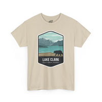 Lake Clark National Park T-Shirt with Bear and Mountain Lake Scene