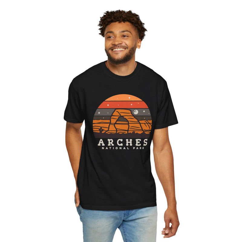 Arches National Park Sunset Souvenir Tee