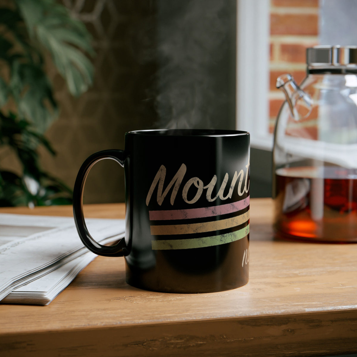 Mount Rainier Stripes Mug Souvenir